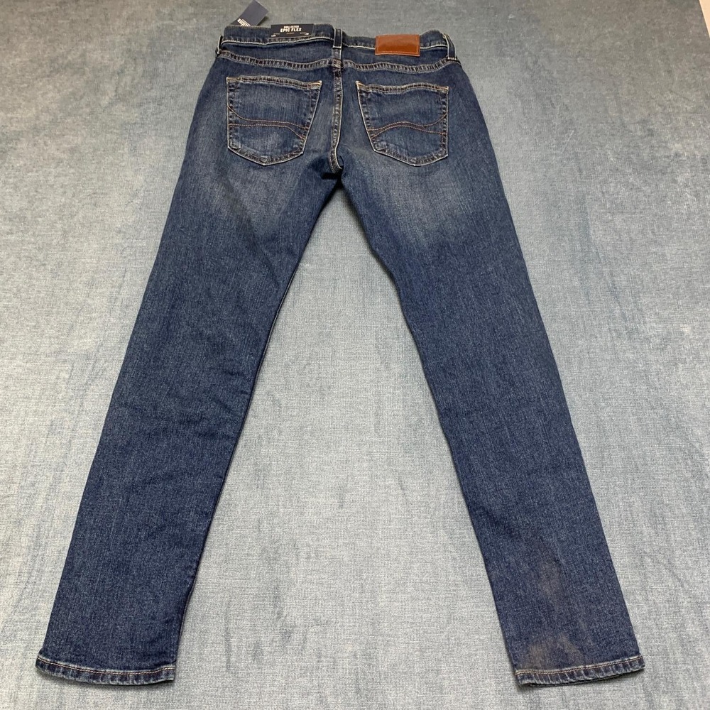 Hollister Epic Flex Jeans Womens 29x30 Blue Denim Everyday Wear Skinny Leg Cozy